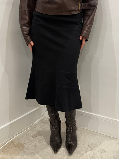 Comme Des Garçons Tricot 2000 wool long skirt