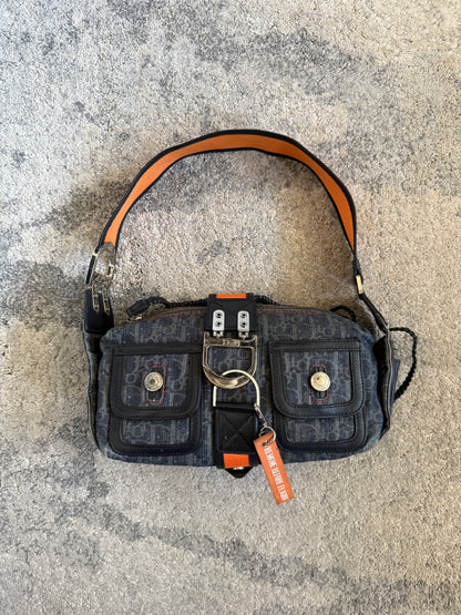 Dior FW2005 Remove before flight monogram bag