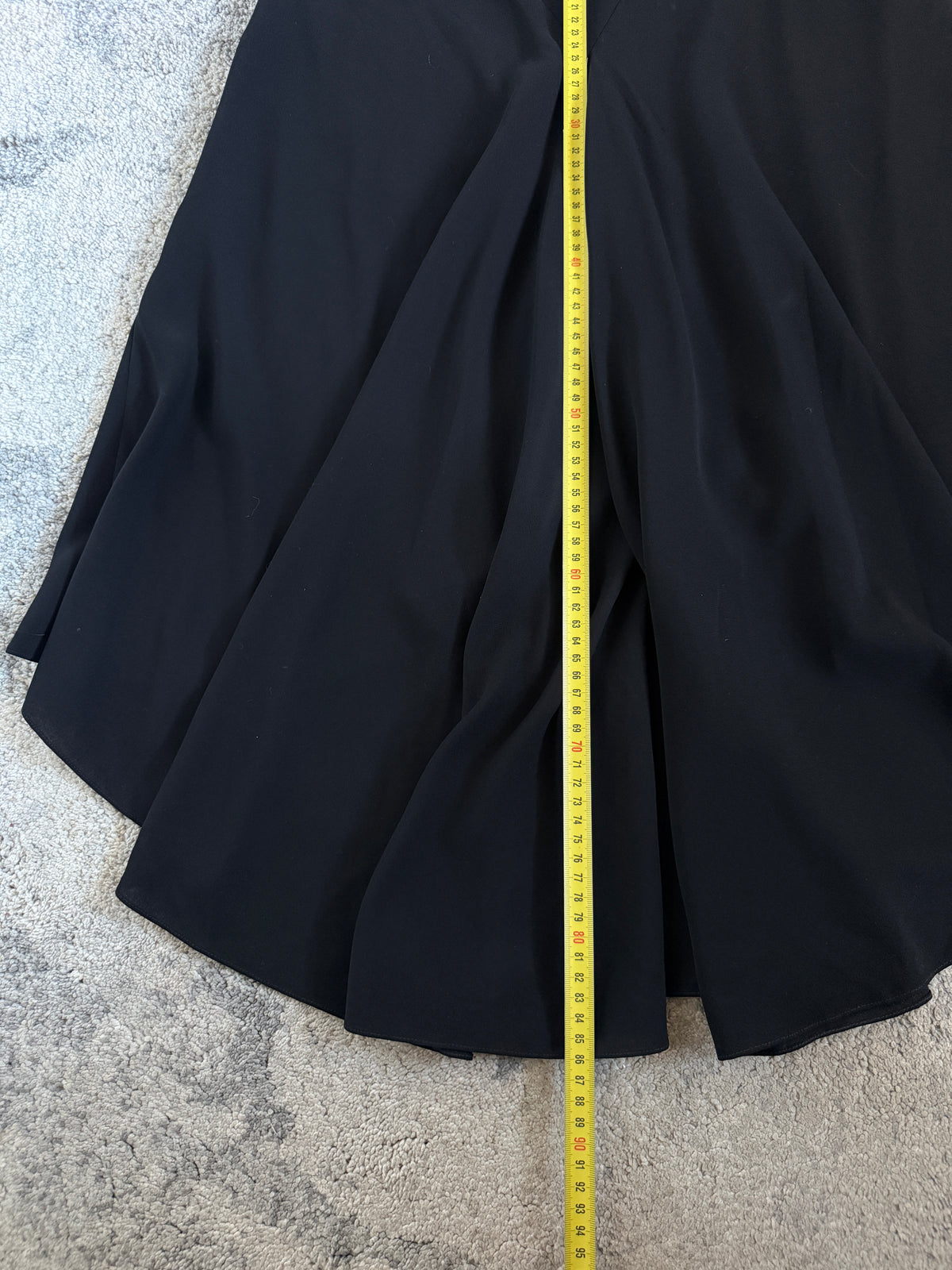 Chloé SS2001 viscose & polyester maxi skirt