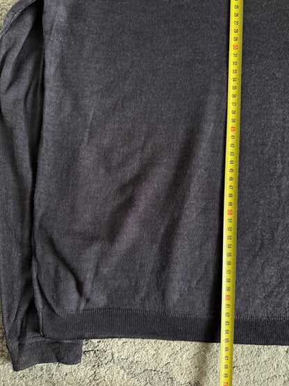 Prada SS2006 dye wool & cashmere V sweater