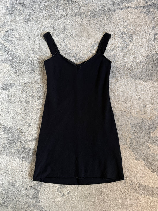 Prada FW1997 wool embellished dress