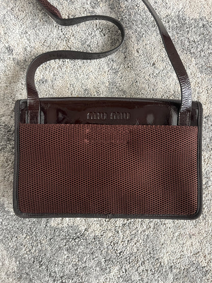 Miu Miu FW1999 psychedelic leather bag