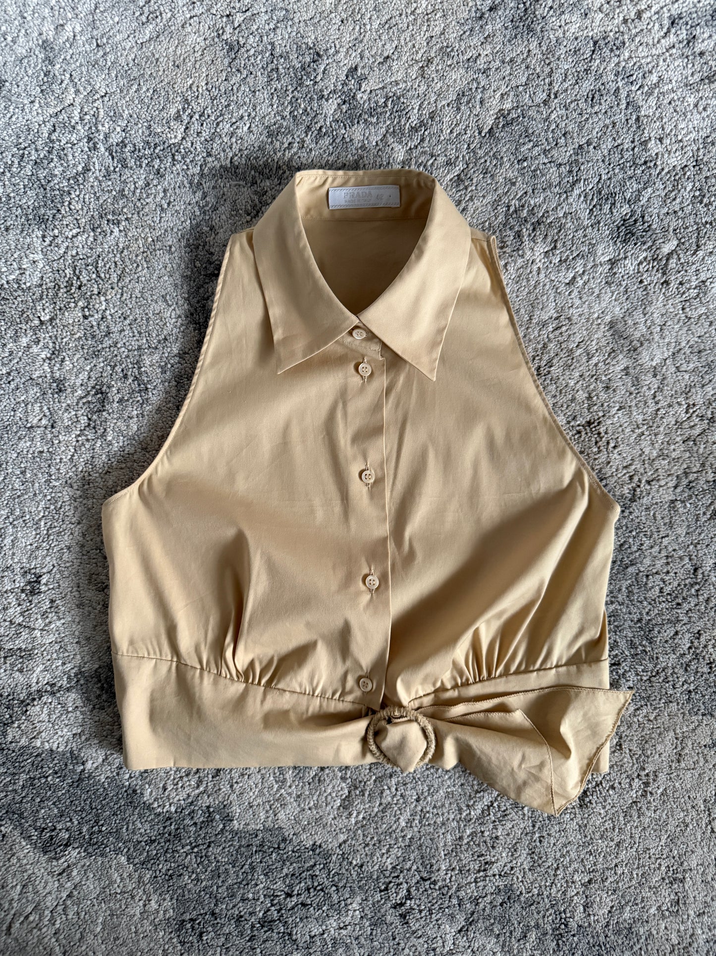 Prada SS2000 cotton & elasthane top