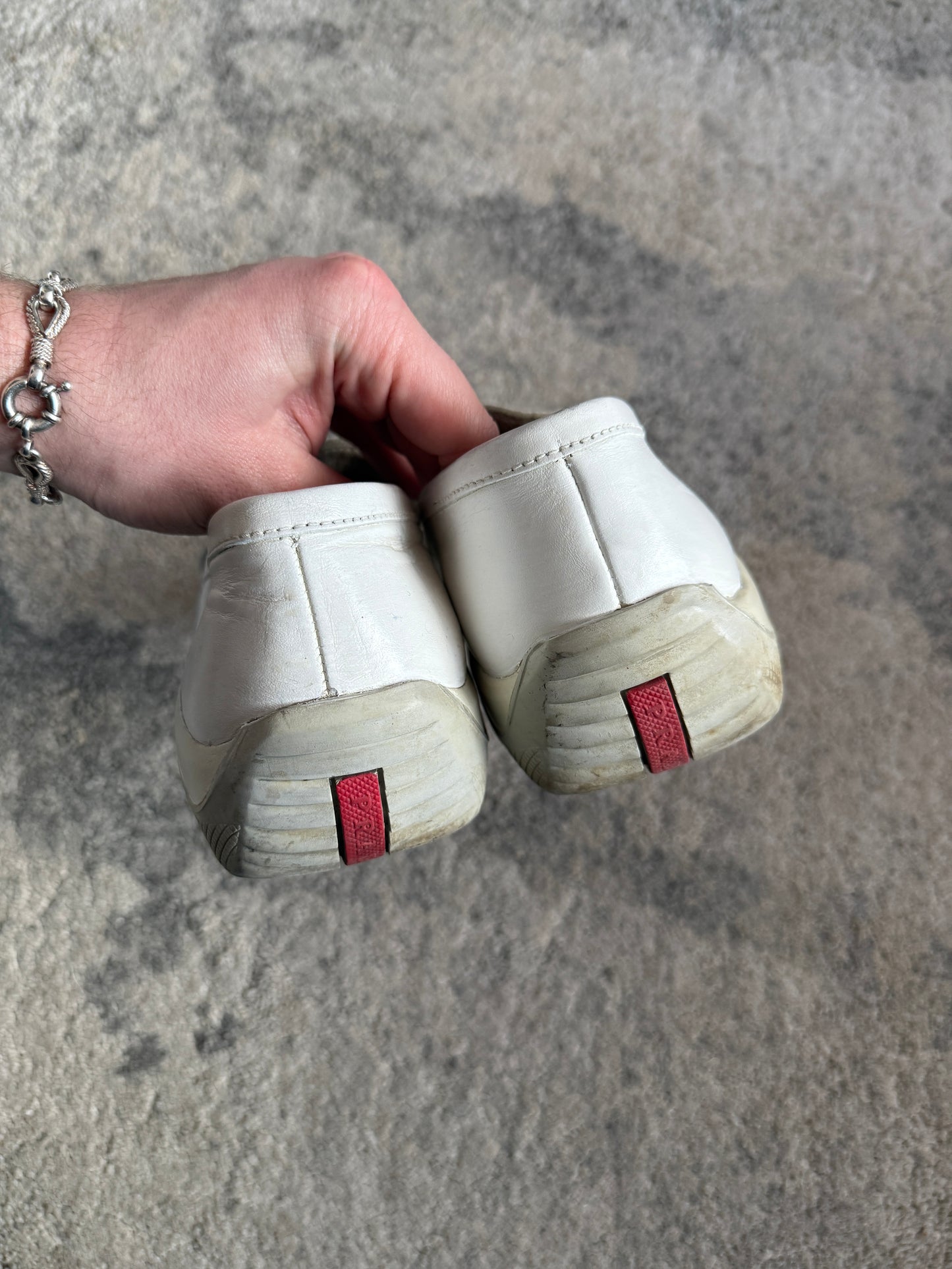 Prada 1999 leather loafers