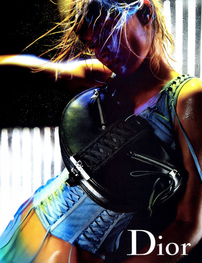 Dior FW2002 corset leather bag