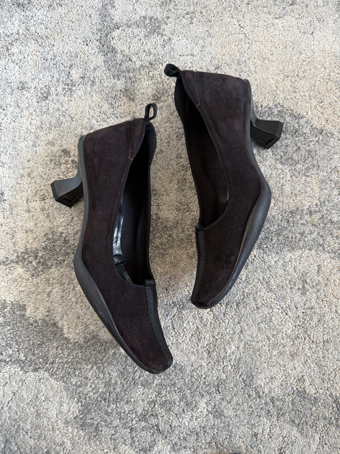 Prada FW1999 suede heels