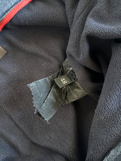 Prada 2000’s denim & fleece double knee jeans