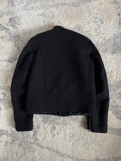 Prada FW1999 wool shoulder pads jacket