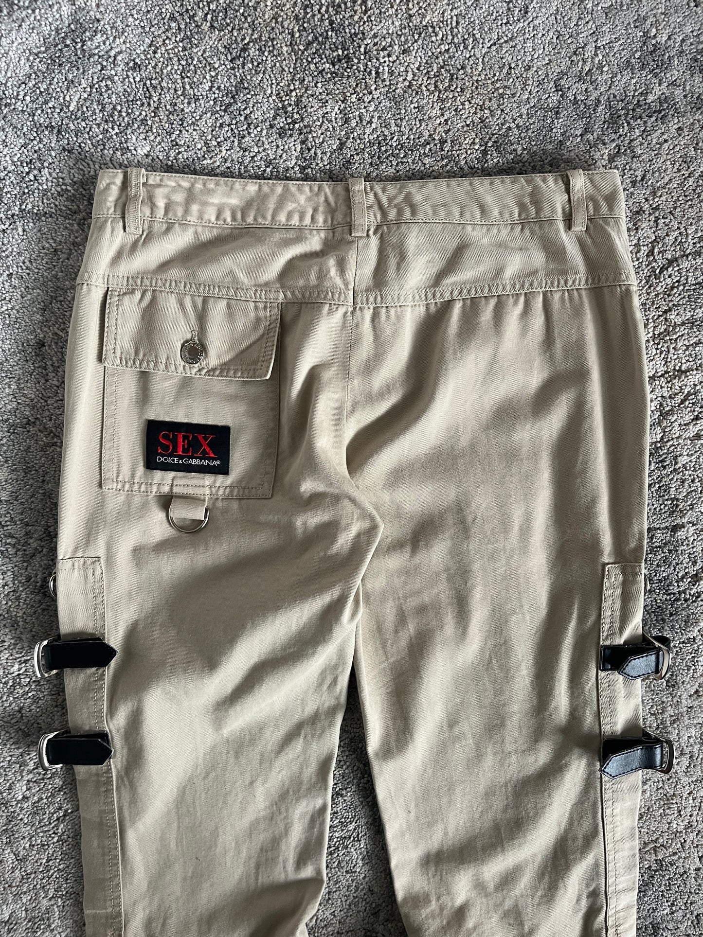 Dolce & Gabbana SS2003 SEX bondage pants