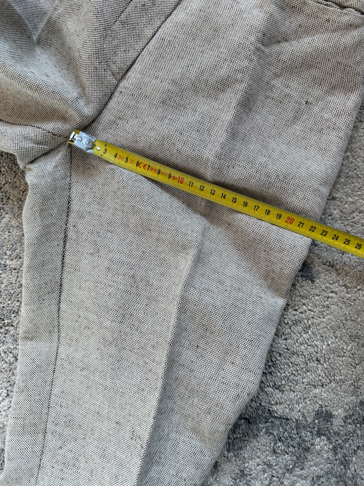 Prada SS1999 linen & cotton capri