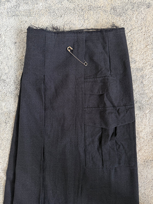 Comme Des Garçons SS1995 long cargo skirt