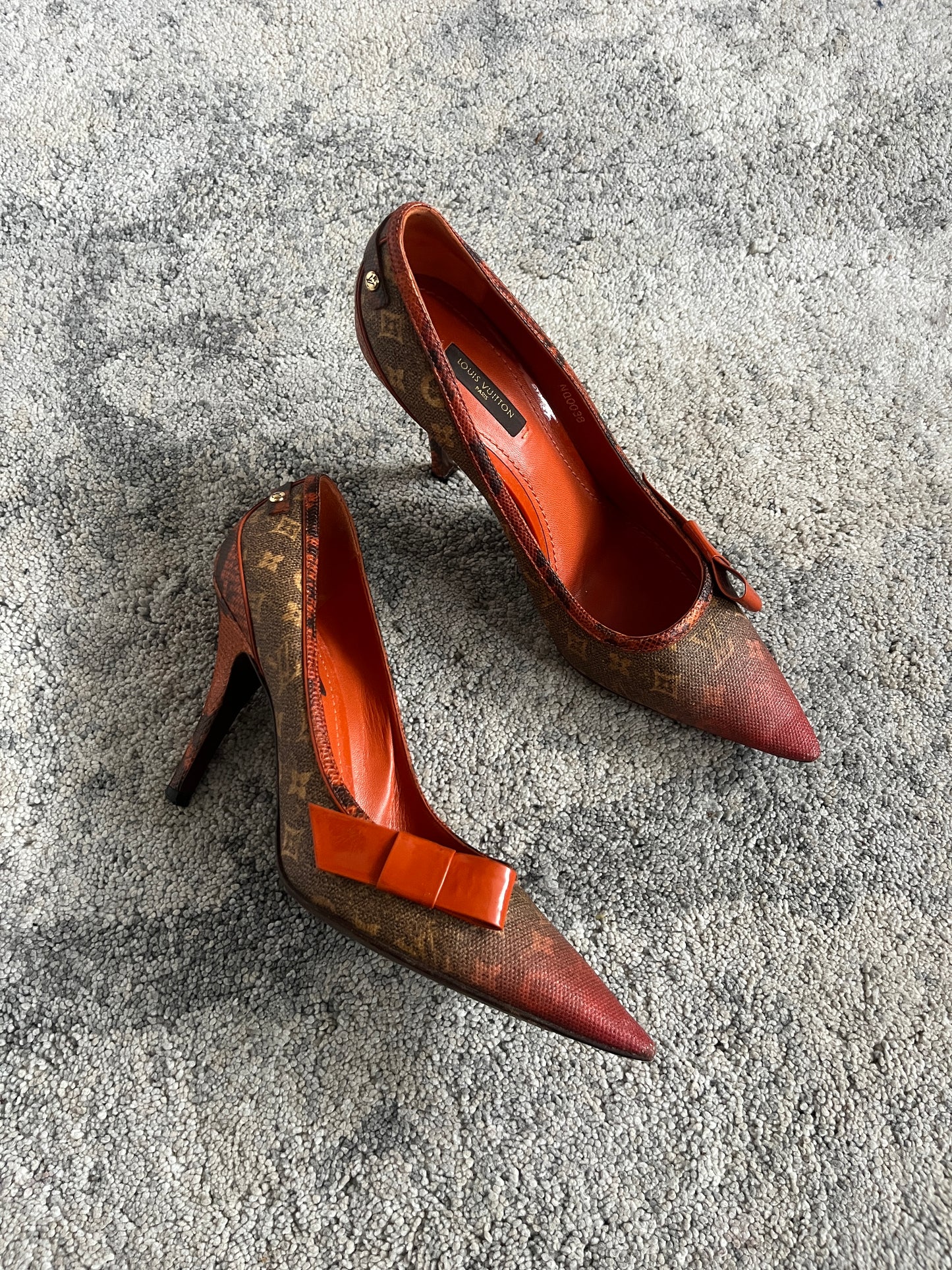 Louis Vuitton SS2008 Richard Prince monogram heels