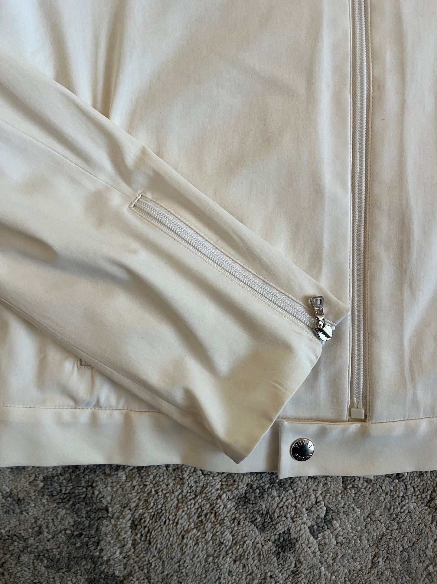 Prada SS2000 nylon strippe jacket