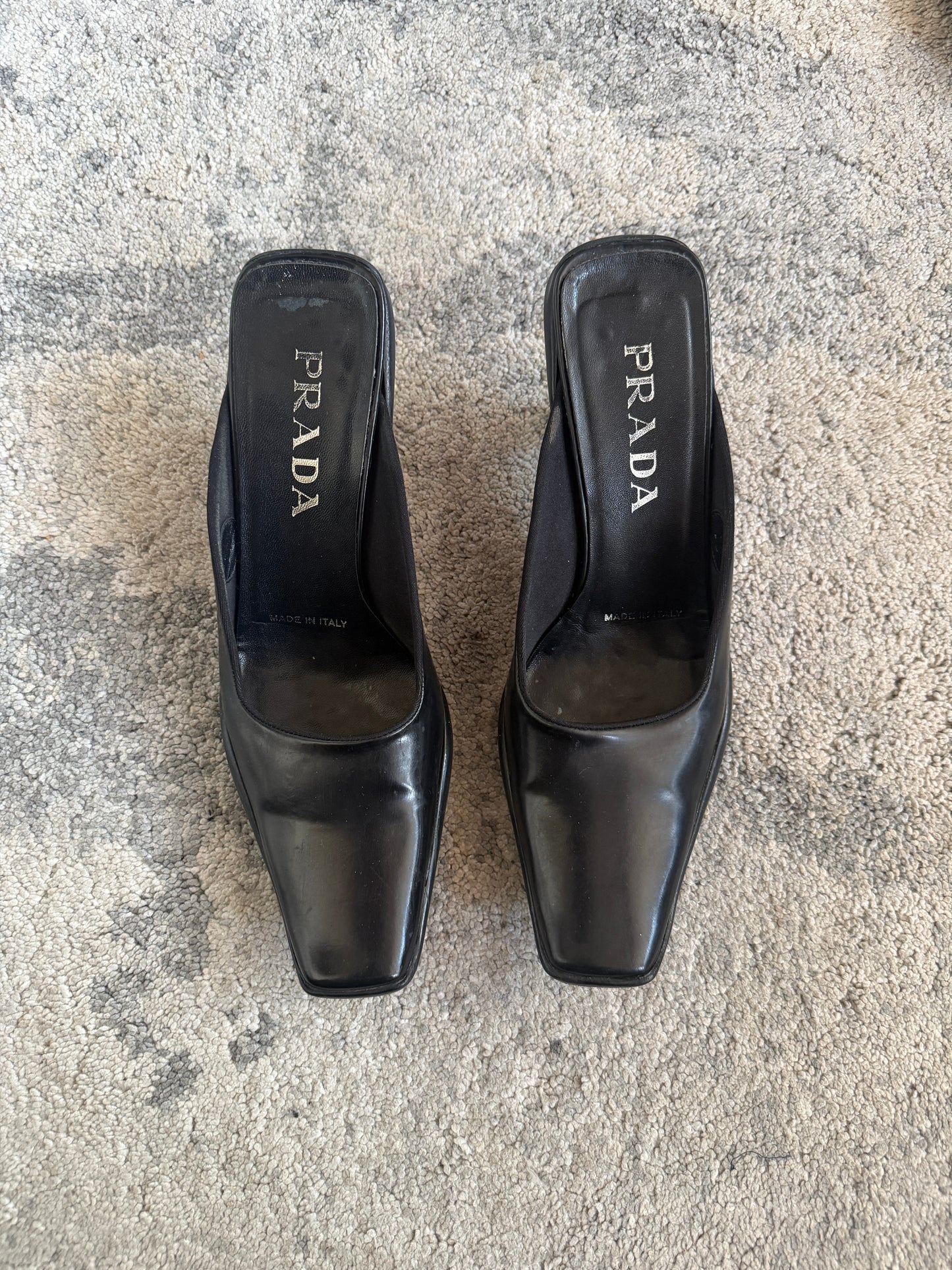 Prada FW1999 leather mules
