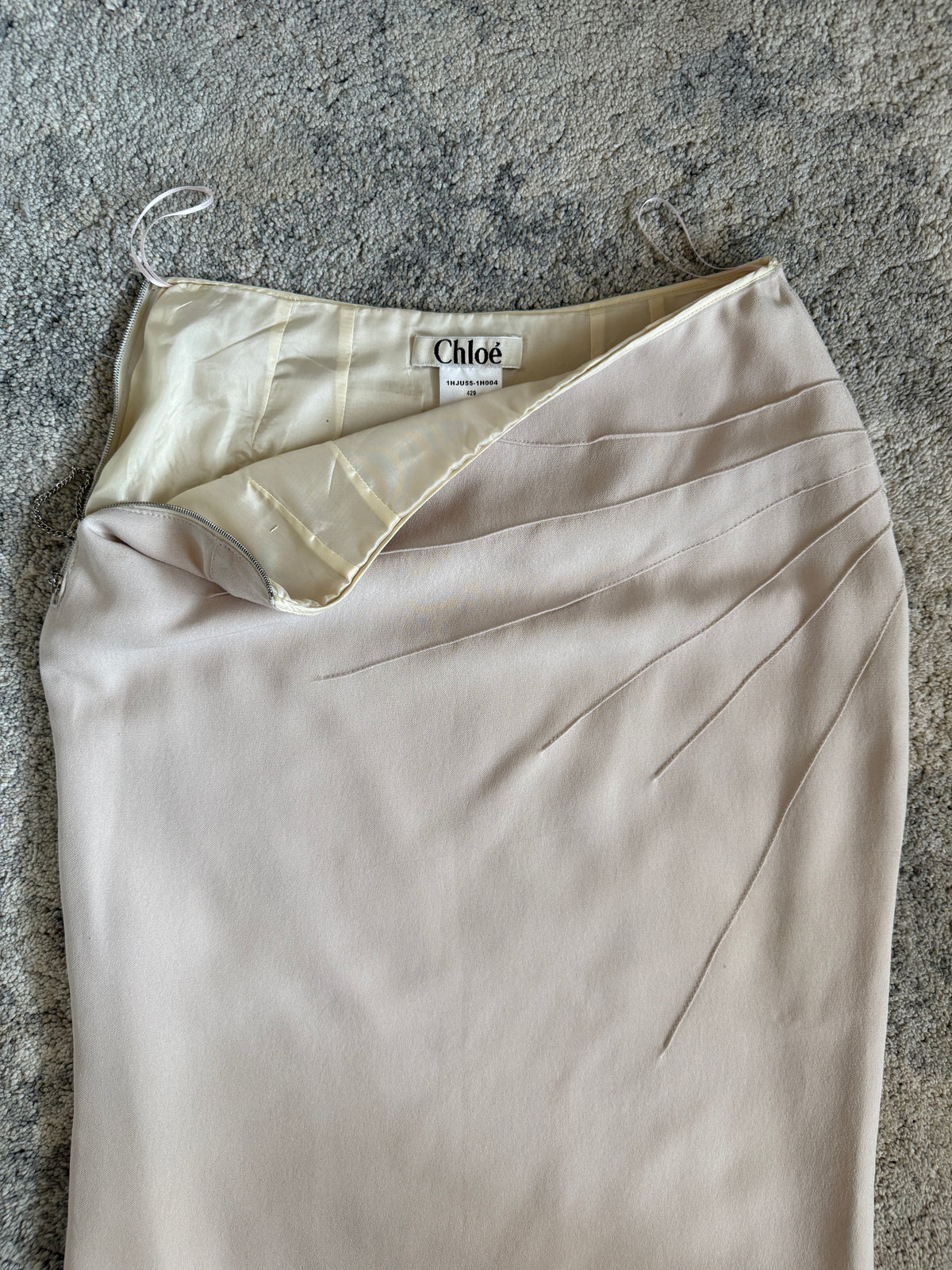 Chloé FW2001 silk skirt by Stella McCartney
