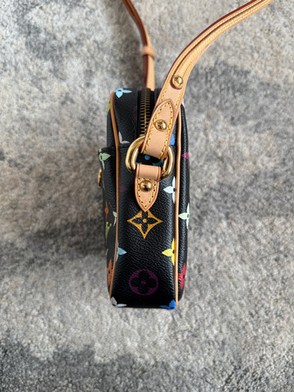 Louis Vuitton SS2003 leather crossbody bag by Takashi Murakami