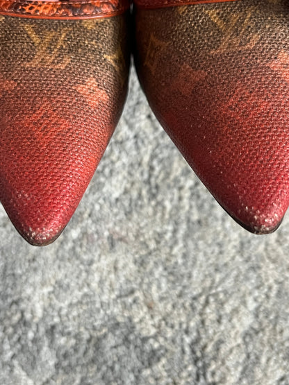 Louis Vuitton SS2008 Richard Prince monogram heels