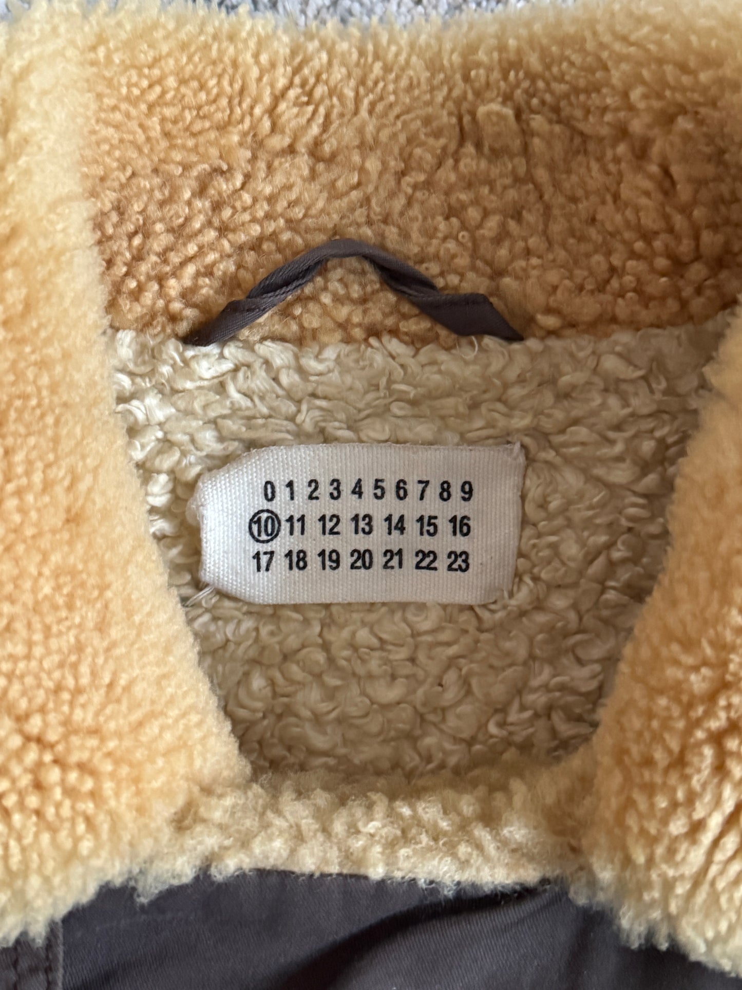 Maison Margiela FW2007 shearling & cotton perfecto