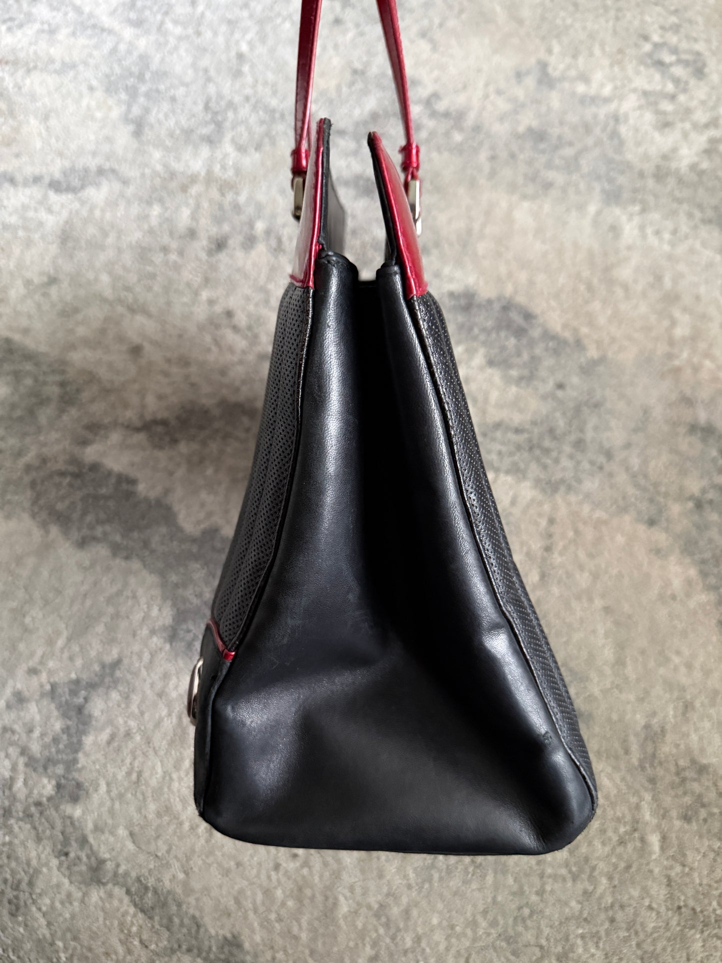 Dior FW2002 Cadillac leather bag