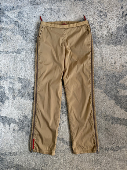 Prada 2000 nylon zip pants