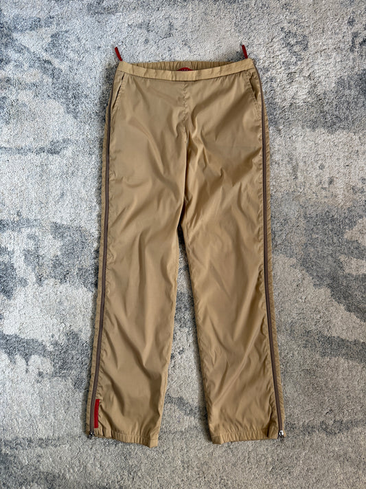 Prada 2000 nylon zip pants