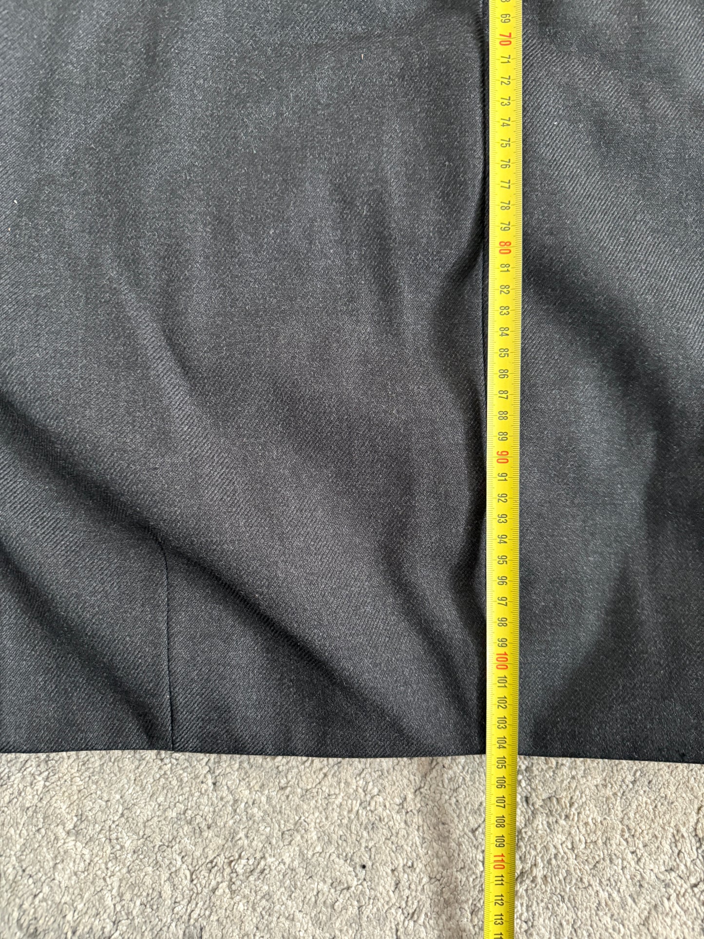 Prada FW2007 colorblock wool long coat