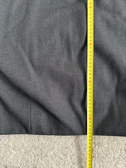 Prada FW2007 colorblock wool long coat