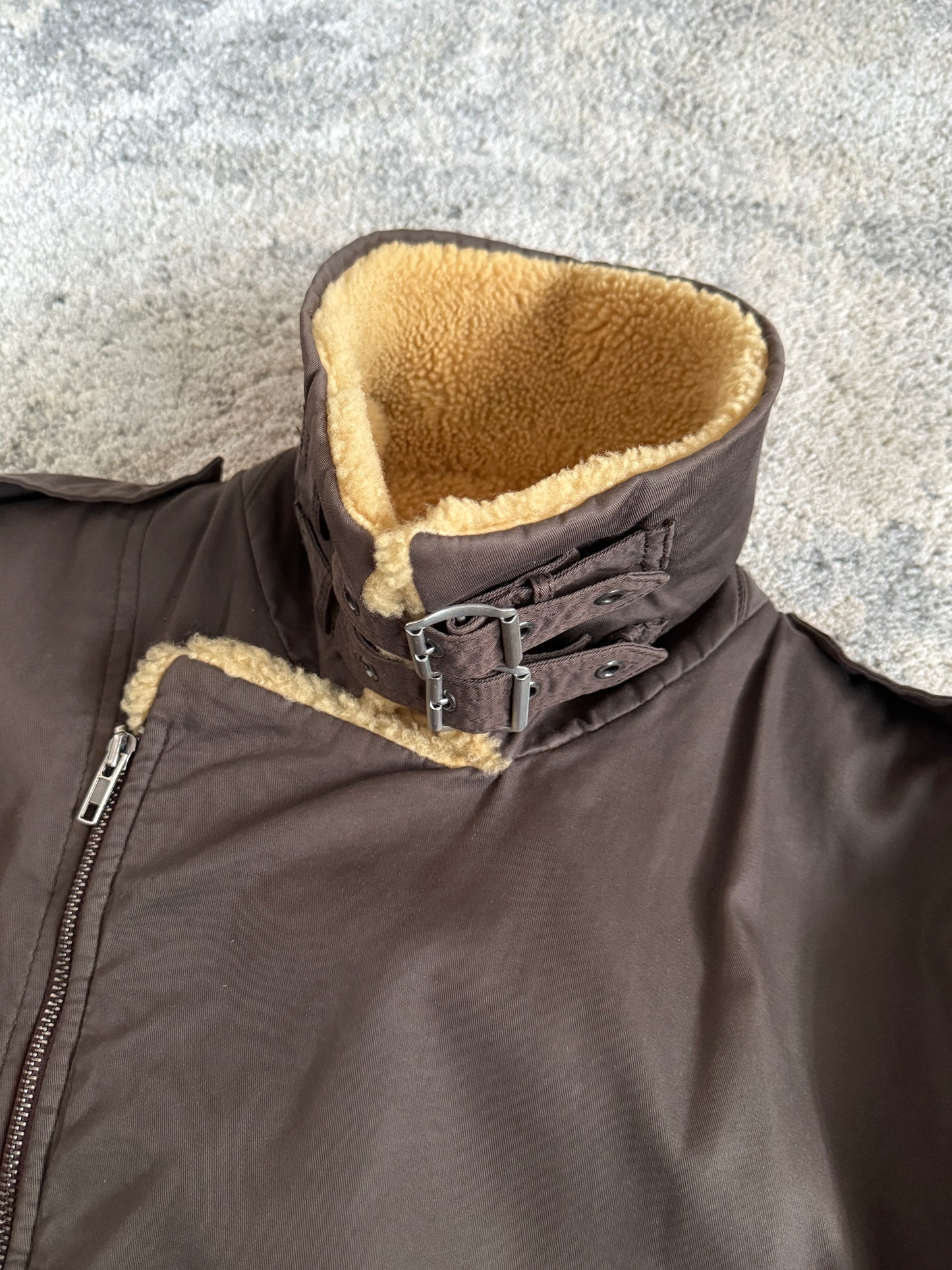 Maison Margiela FW2007 shearling & cotton perfecto