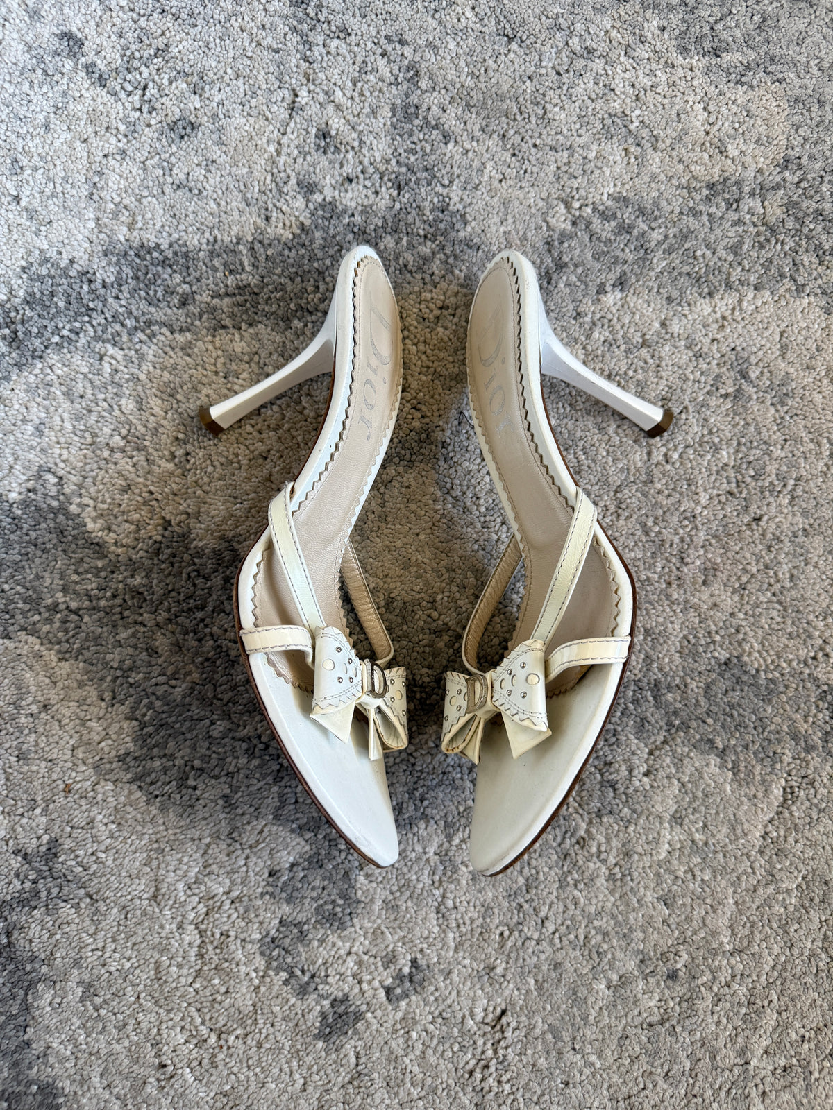 Dior 2000’s leather mules heels