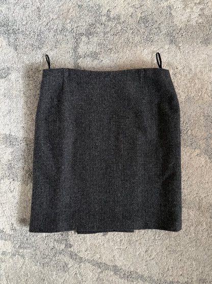 Hermès FW2007 cashmere "H" skirt by JPG