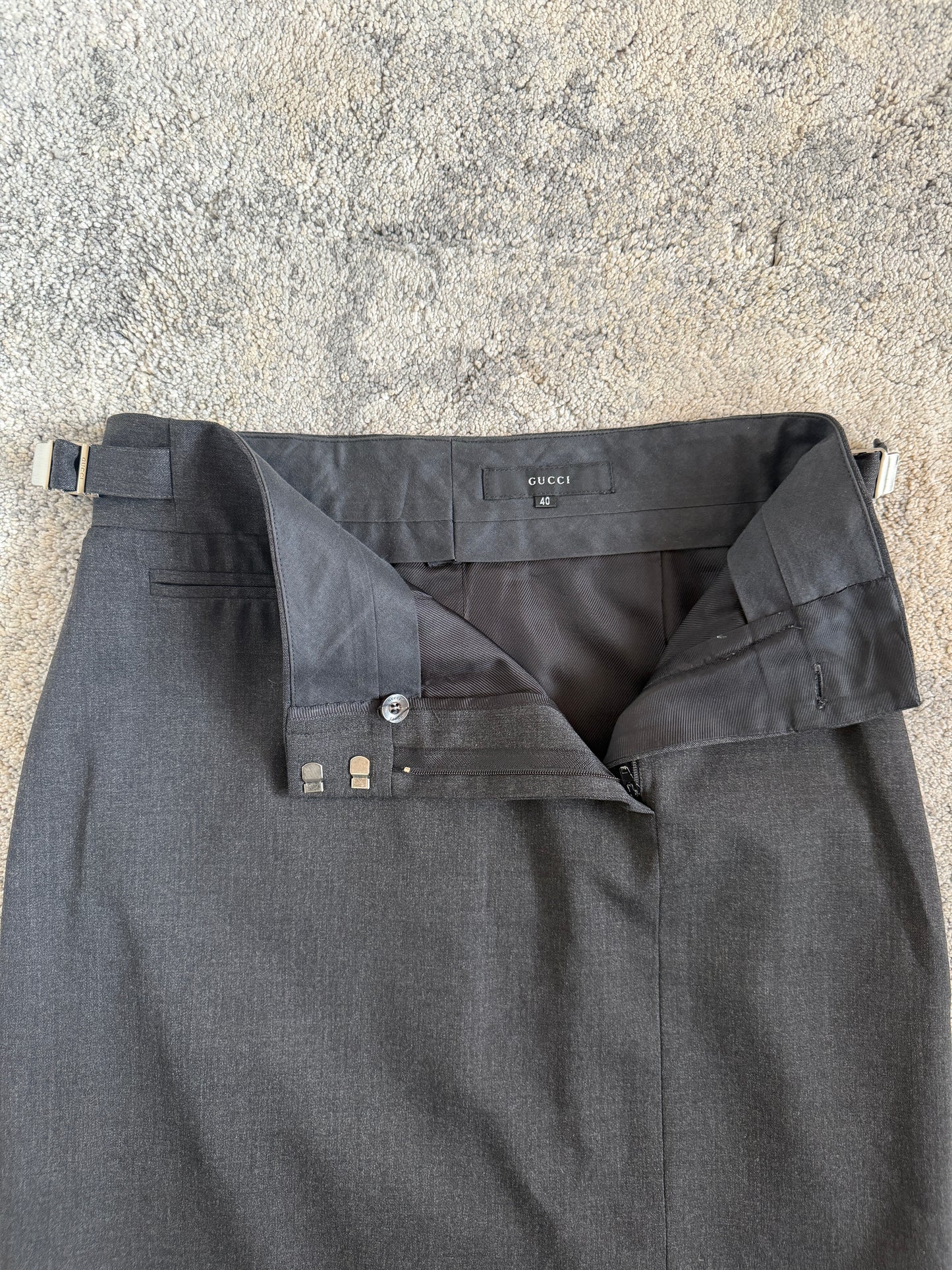 Gucci FW1998 wool skirt by Tom Ford