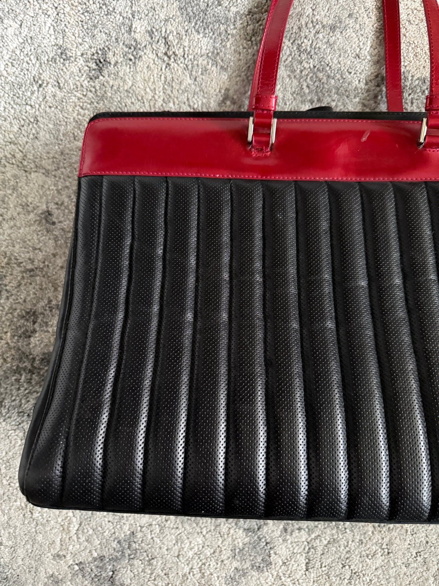 Dior FW2002 Cadillac leather bag