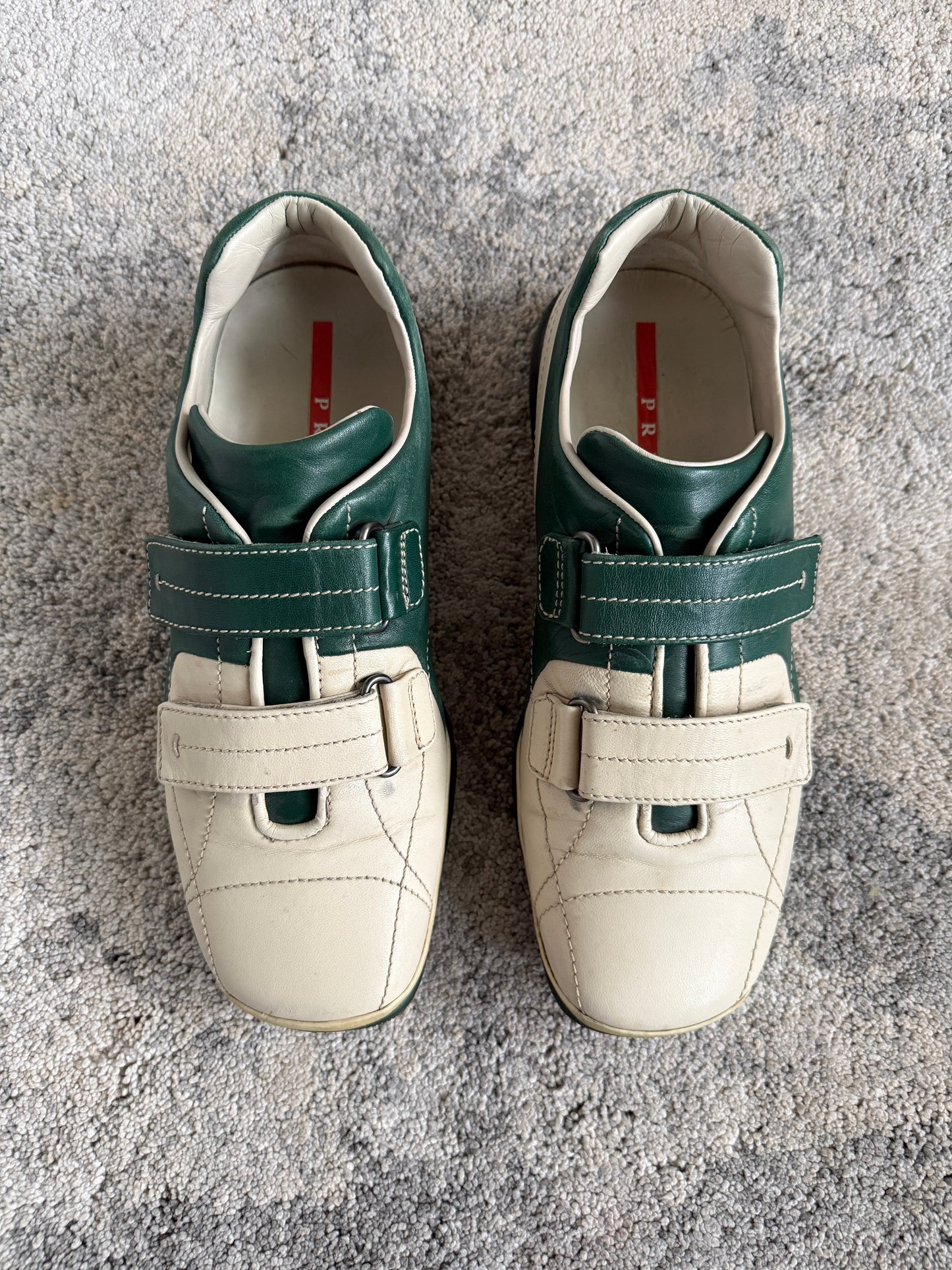 Prada SS2001 leather Velcro trainers