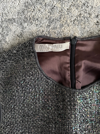 Miu Miu FW1998 wool iridescent top