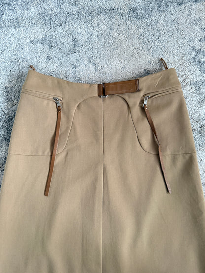 Prada FW1999 wool long skirt