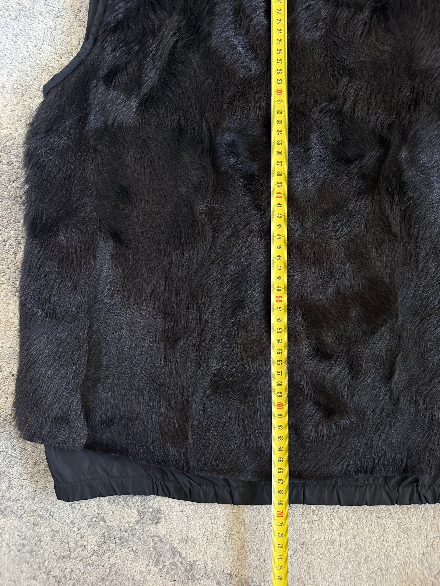 Prada FW1999 fur & nylon vest