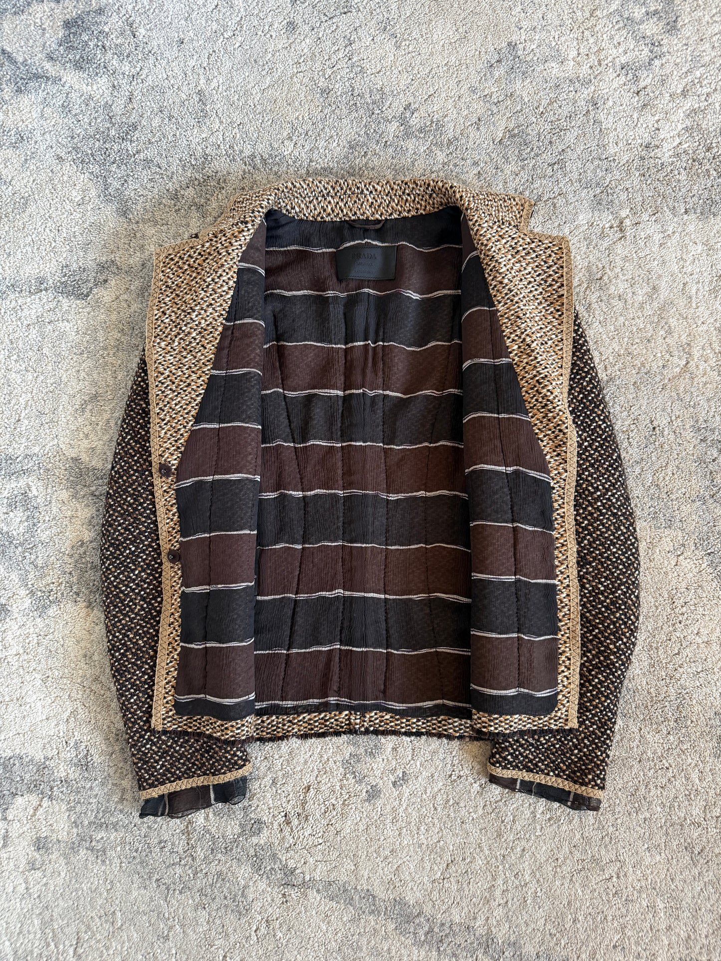 Prada FW2000 wool tailored set