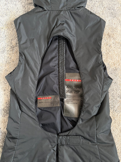 Prada FW1999 padded nylon vest/dress