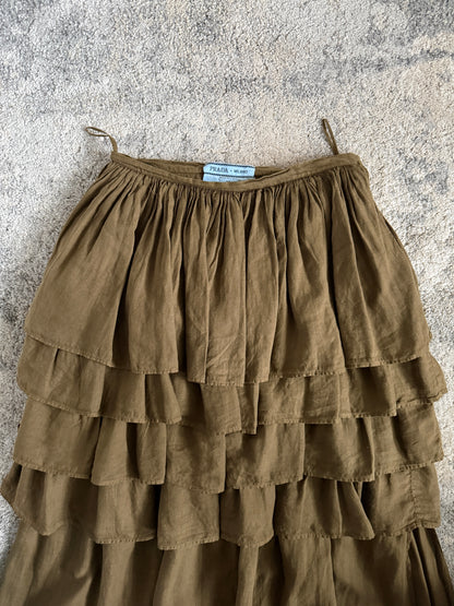 Prada SS1994 linen skirt