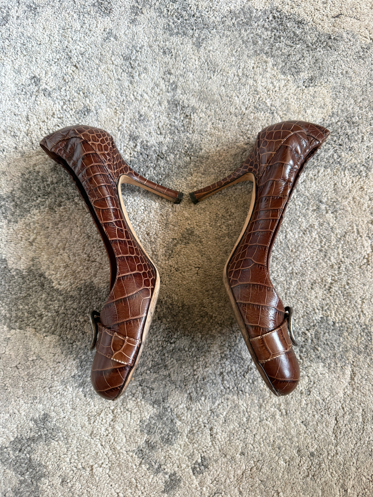 Dior 2006 Gaucho leather heels