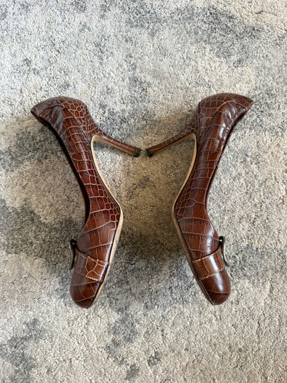 Dior 2006 Gaucho leather heels