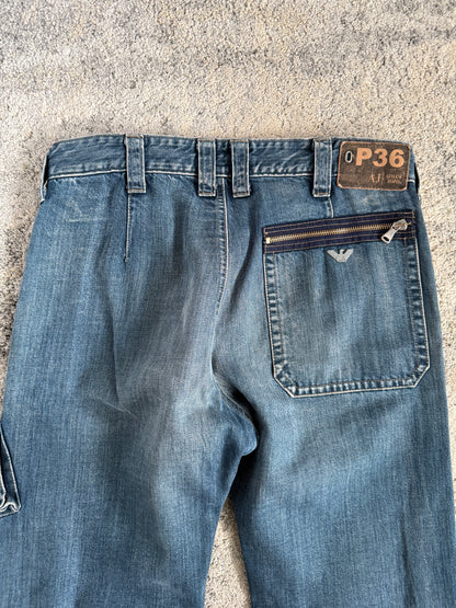 Armani jeans 2000’s bondage jeans