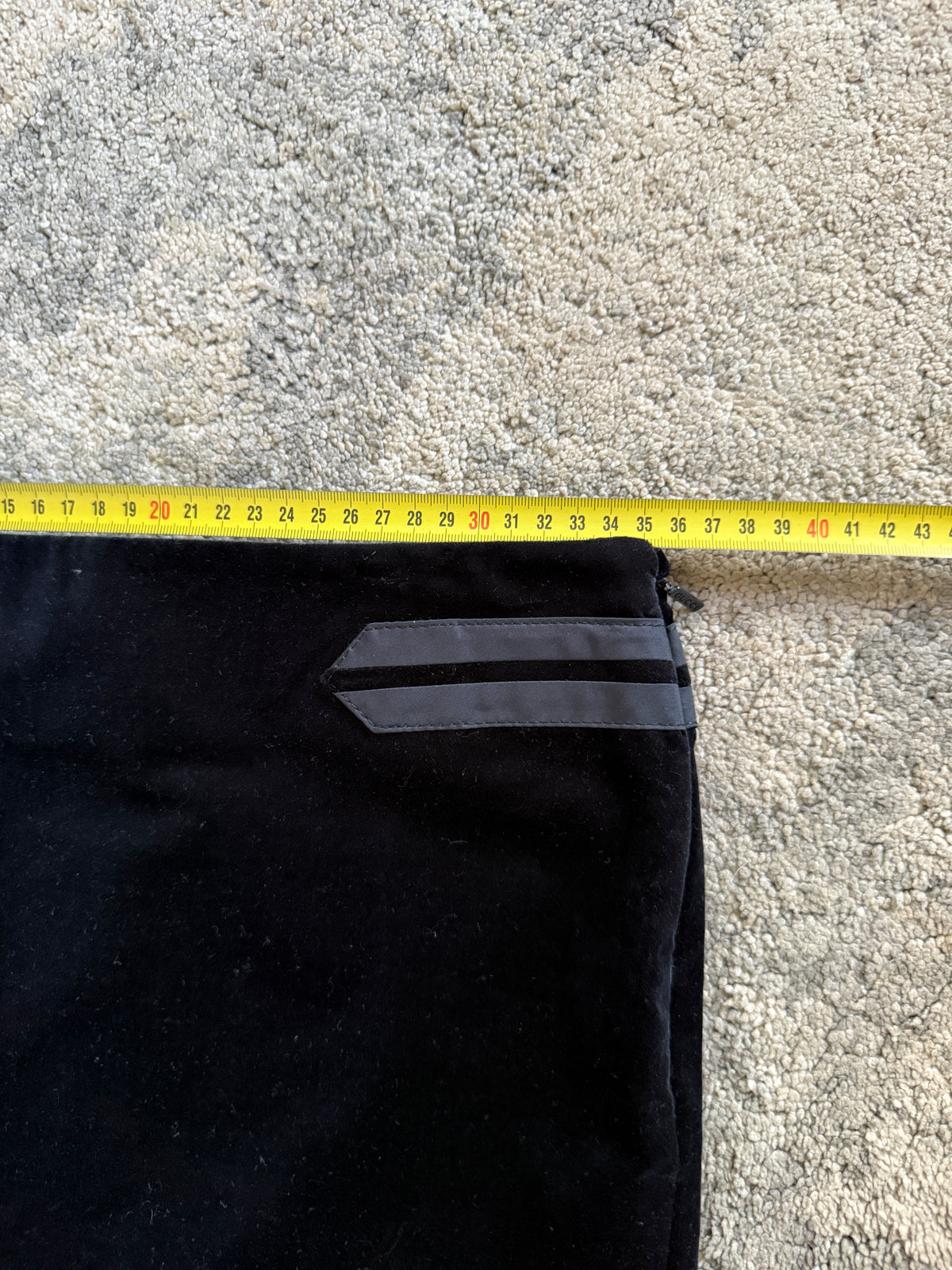 Gucci 2005 velvet skirt