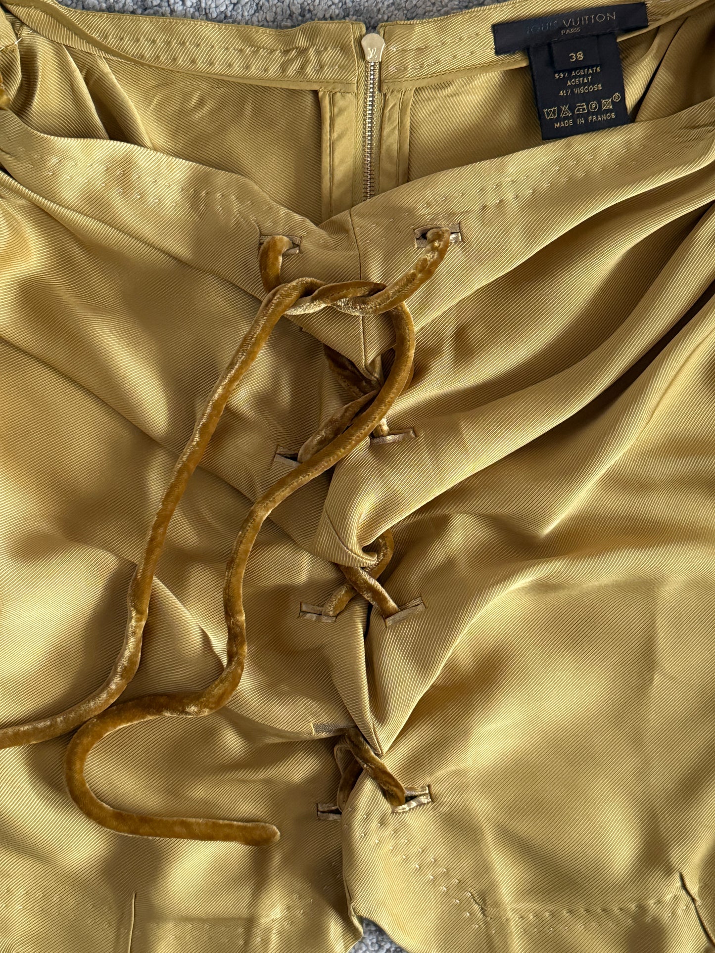 Louis Vuitton SS2004 acetate & viscose top