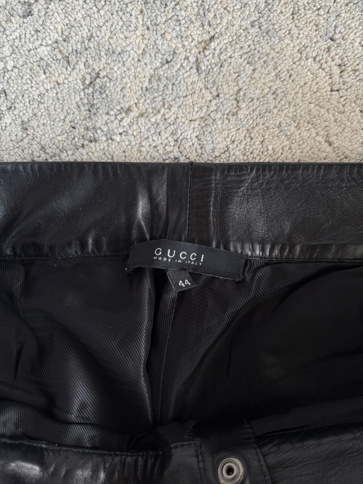 Gucci 2000’s leather pants