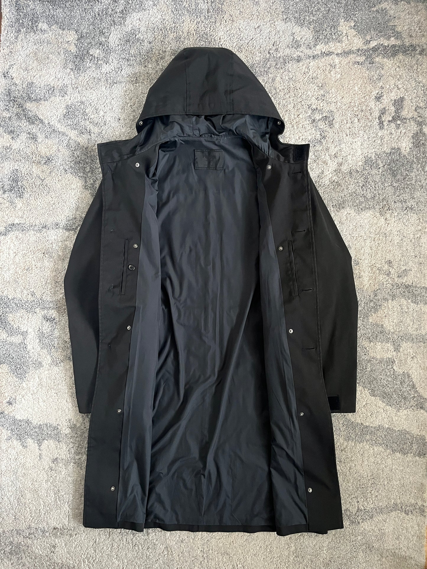 Prada FW1999 heavy nylon long coat