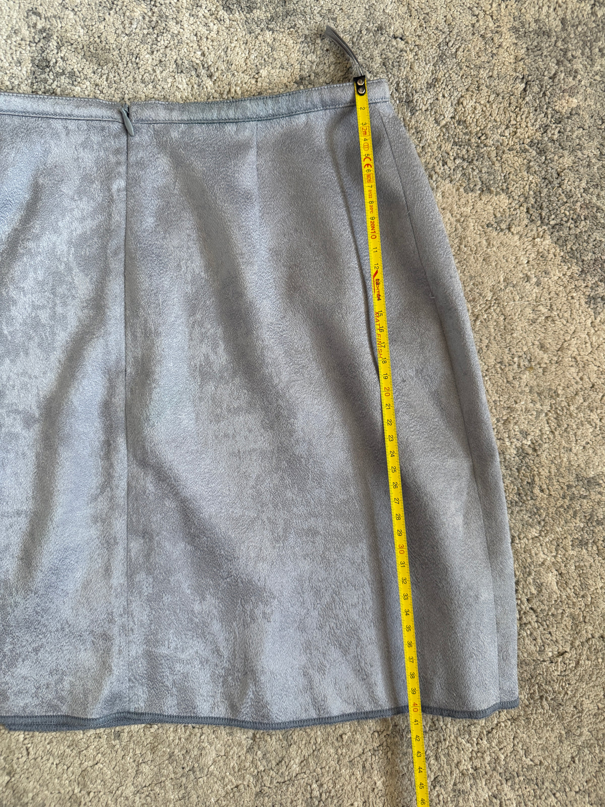 Miu Miu FW1997 acetate & polyester mini skirt