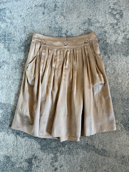 Chloé FW2005 silk & wool skirt