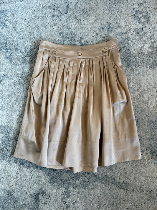 Chloé FW2005 silk & wool skirt