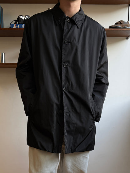 Prada 1998 nylon mid length trench